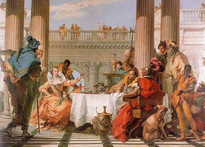 Giovanni Battista Tiepolo The Banquet of Cleopatra China oil painting art